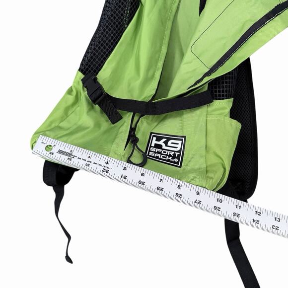K9 Sport Sack Pet Dog Cat Carrier Backpack Lime Green Size M Ventilated - Picture 7 of 12